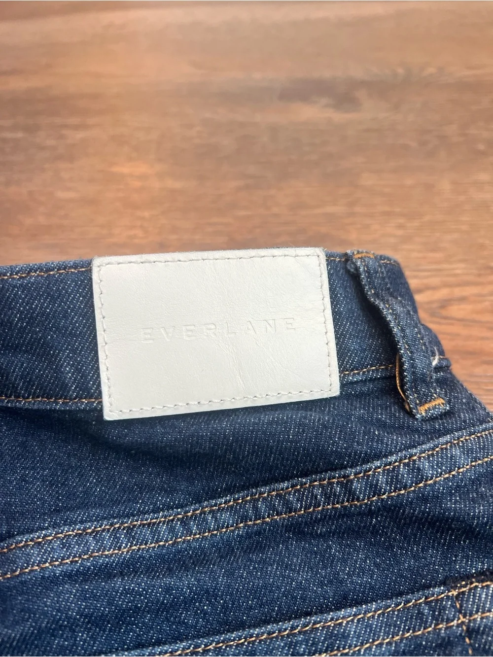 Everlane The Way-High Jean Dark Wash Straight Leg Size 26 Regular Casual Work - Picture 6 of 10